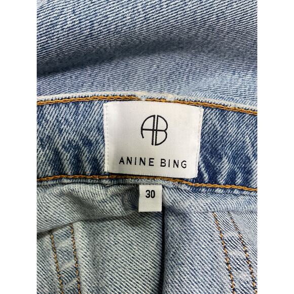 Anine Bing 'Kat' Blue Denim Jean Size 30 - Picture 3 of 4